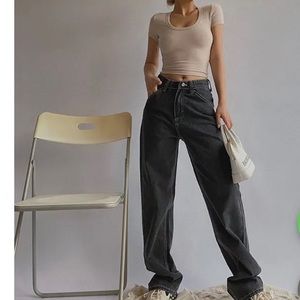 Wide leg cargo pants